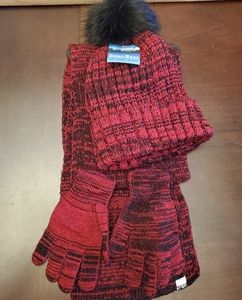 Polar Wear Boys Knit Hat Set